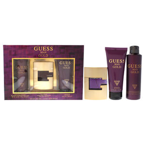 Guess Gold by Guess for Men 3 Pc Gift Set